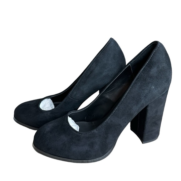 New Isola Suede Block Heels - Picture 2 of 5